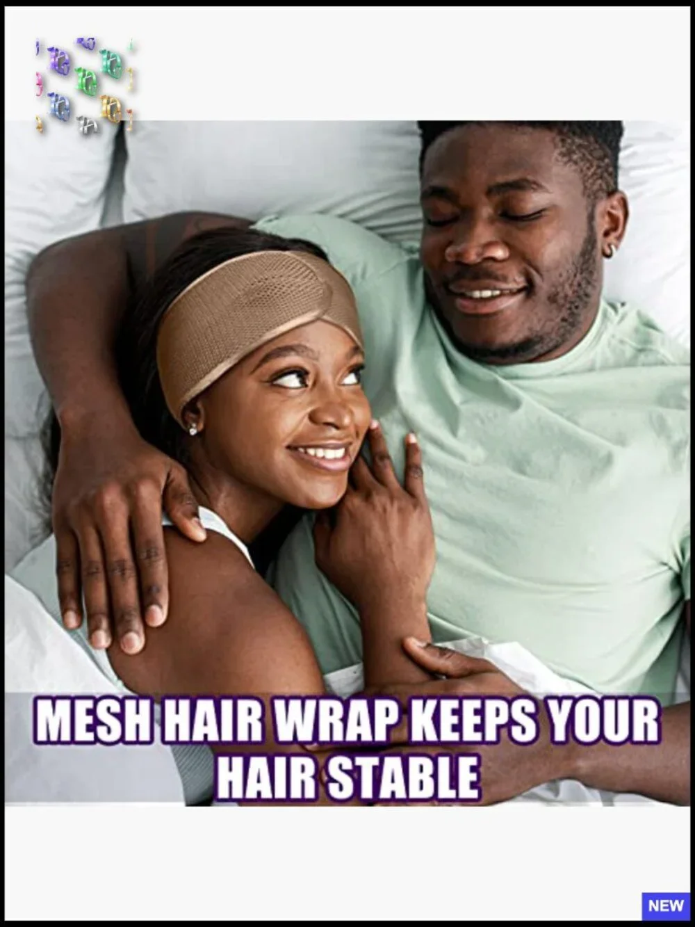 Mesh Hair Wraps Set Adjustable Headbands for Sleeping Yoga Face Wash Comfortable